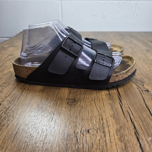 Birkenstock Arizona Double Strap Black Sandals - Picture 12 of 14